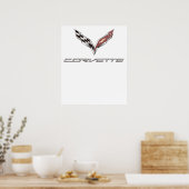 corvette logo poster (Küche)