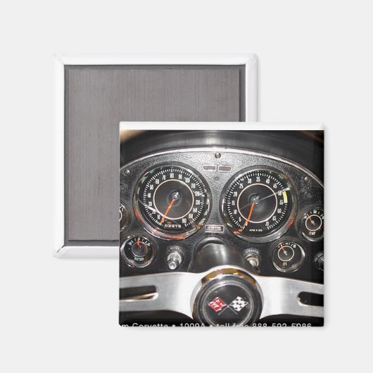 CORVETTE MAGNET (Vorderseite/Rückseite)
