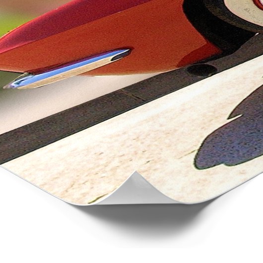 CORVETTE POSTER (Ecke)