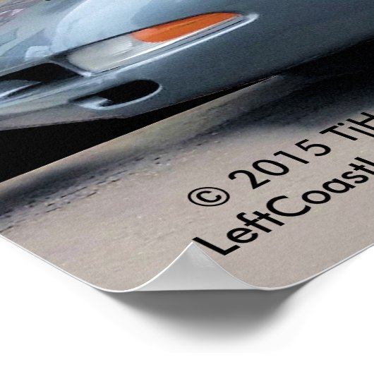 CORVETTE POSTER (Ecke)