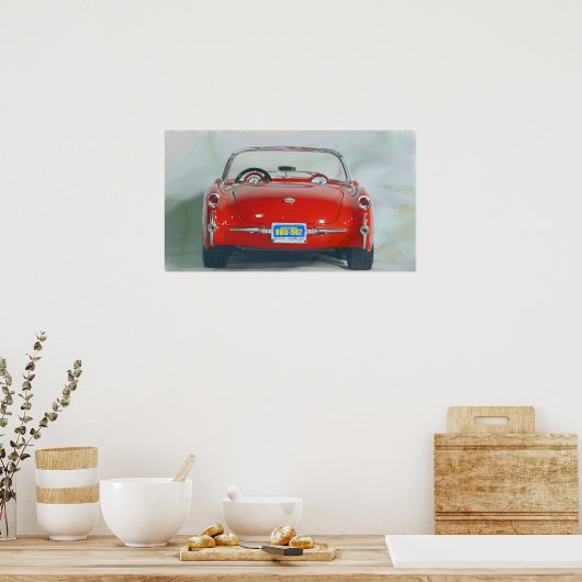 Corvette Poster (Küche)