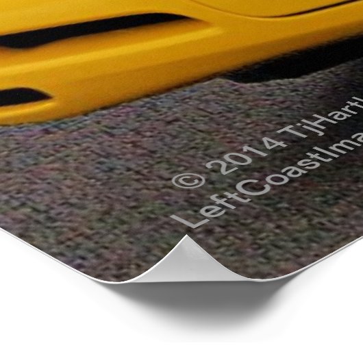 CORVETTE POSTER (Ecke)