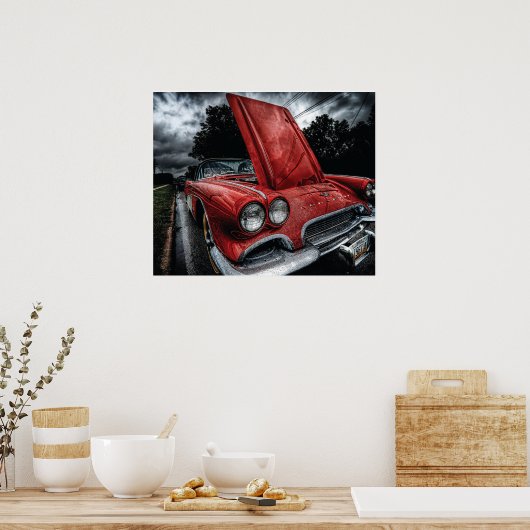 Corvette Poster (Küche)