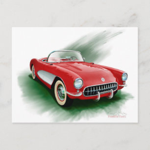 Corvette Postkarte