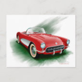 Corvette Postkarte (Vorderseite)