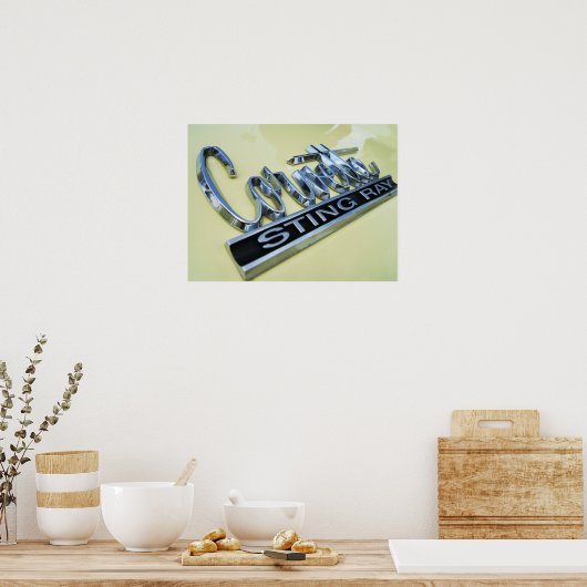 Corvette Sting Ray Poster (Küche)