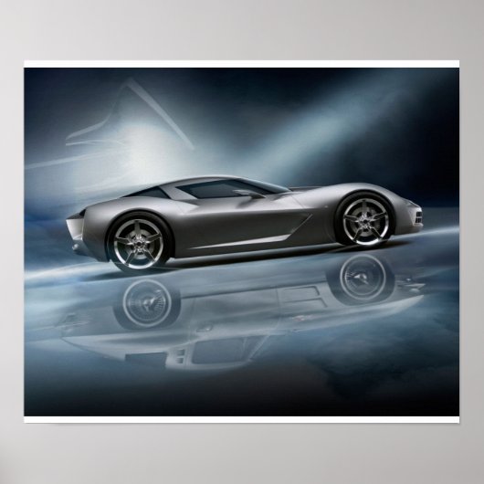 Corvette Stingray Concept Poster (Vorne)