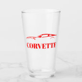 Corvette Trinkglas Glas (Vorderseite)