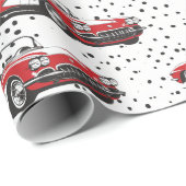 Corvette Wrapping Paper Geschenkpapier (Rolleneckpunkt)