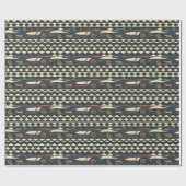 Corvette Wrapping Paper Geschenkpapier (Flach)