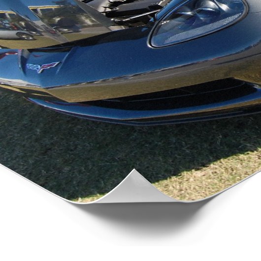 Corvette Z06 Poster (Ecke)