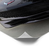 CORVETTE ZO6 2017 POSTER (Ecke)