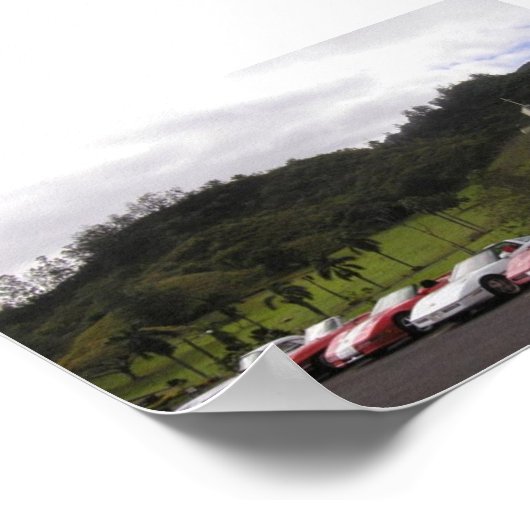 Corvettes von Hawaii Poster (Ecke)