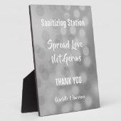 Corvid Wedding Signs Personalisiert Plaque Fotoplatte (Seite)