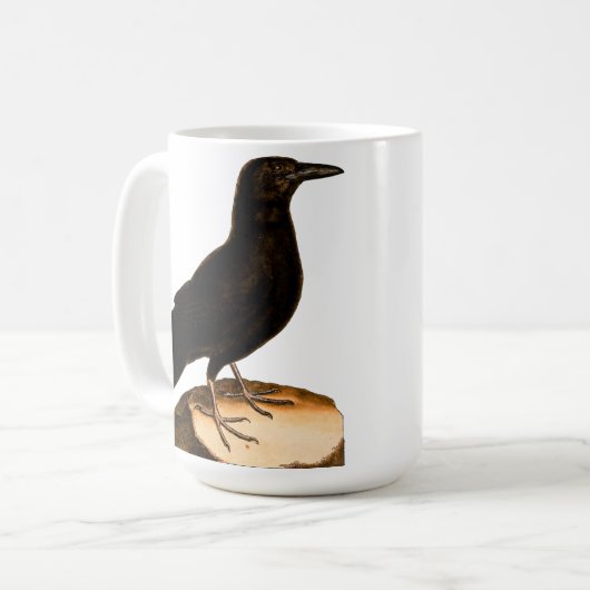 Corvids Bird Crow oder Raven Coffee Tasse (Vorderseite Links)