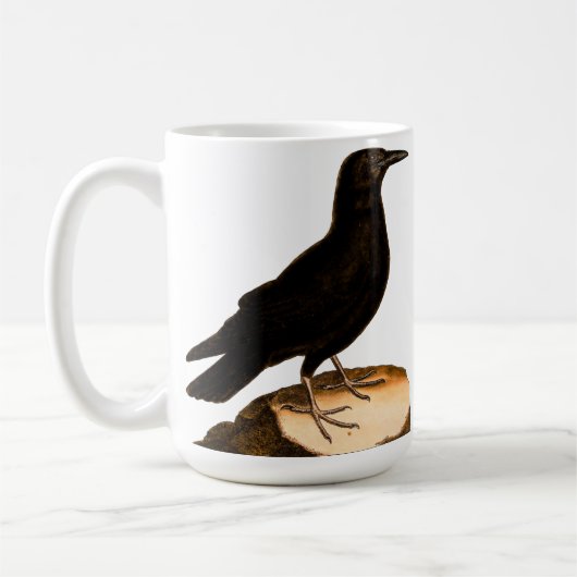 Corvids Bird Crow oder Raven Coffee Tasse (Links)
