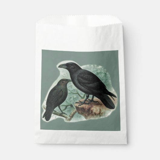 Corvids - Crows Blackbird Raven Geschenktütchen (Vorderseite)