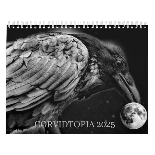 Corvidtopia Raven 2025 Wandkalender (Titelbild)