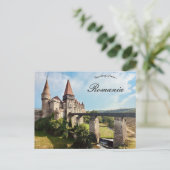 Corvin Castle Hunedoara County Romania Postkarte (Stehend Vorderseite)