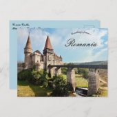 Corvin Castle Hunedoara County Romania Postkarte (Vorne/Hinten)