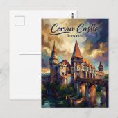 Corvin Schloss Rumänien Postkarte (Vorne/Hinten)