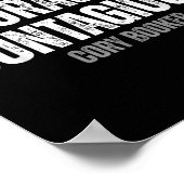 Cory Booker Courage ist ansteckend Cory Filibooker Poster (Ecke)