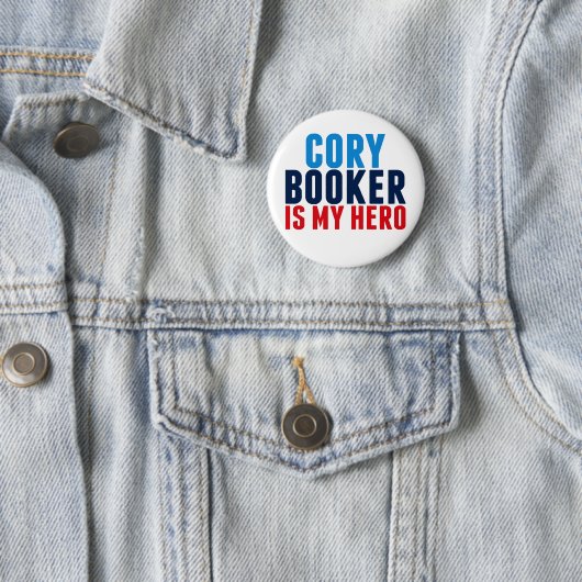 Cory Booker ist mein Held Button (Beispiel)