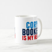 Cory Booker ist mein Held Kaffeetasse (VorderseiteRechts)