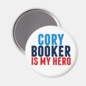 Cory Booker ist mein Held Magnet (Vorderseite/Rückseite)
