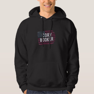 Cory Booker Patriotic USA Flag Supporter Hoodie