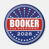 Cory Booker Präsident 2028 Magnet (Vorne)