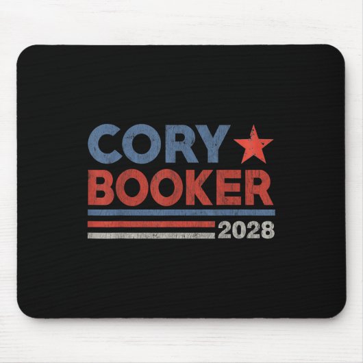 Cory Booker Retro Strip - Cory Booker für Preview Mousepad (Vorne)