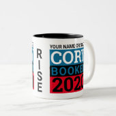 Cory Disponent 2020 politischer Merch AUFSTIEG Zweifarbige Tasse (VorderseiteRechts)