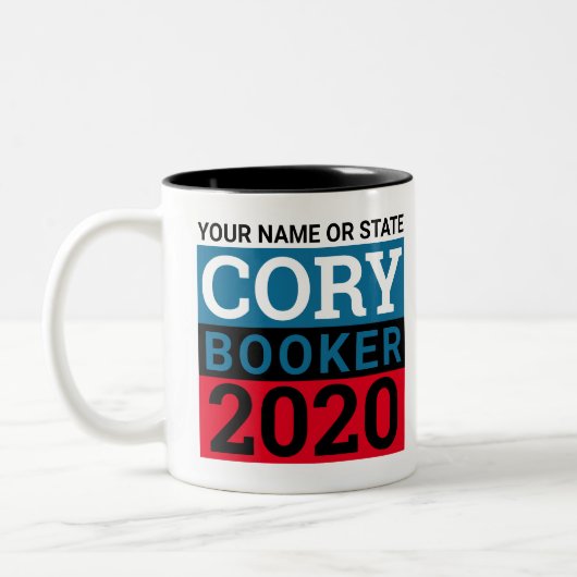 Cory Disponent 2020 politischer Merch AUFSTIEG Zweifarbige Tasse (Links)