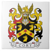 Cory Familienwappen (irisch) Fliese (Vorderseite)