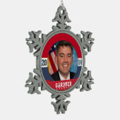 CORY GARDNER KAMPAGNE SCHNEEFLOCKEN Zinn-Ornament (Links)