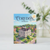 Corydon USA Postkarte (Stehend Vorderseite)
