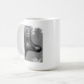 Corythosaurus-Porträt-Tasse Kaffeetasse (Vorderseite Links)