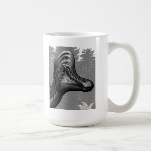 Corythosaurus-Porträt-Tasse Kaffeetasse (Rechts)