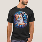 Cos Ragdoll in einem Fisch T-Shirt (Vorderseite)