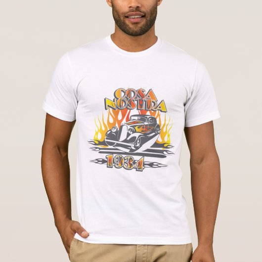 Cosa Nostra Classic Car T - Shirt (Vorderseite)