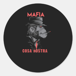 Cosa Nostra Runder Aufkleber