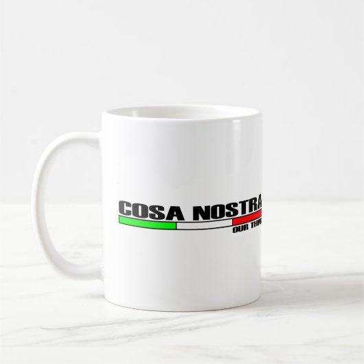 COSA NOSTRA (UNSERE SACHE) KAFFEETASSE (Links)
