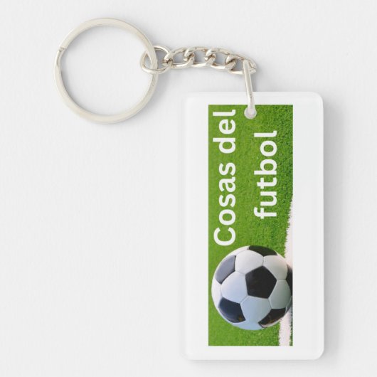 Cosas del futbol schlüsselanhänger (Vorderseite)