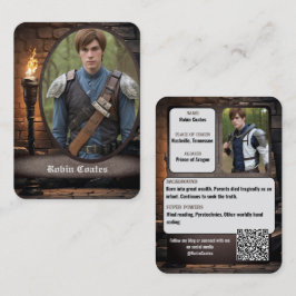 Coscard Cosplay Trading Cards | QR-Code Visitenkarte