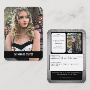 Coscards Benutzerdefinierte Cosplay-Sammelkarten Visitenkarte