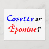 Cosette Les Miserables Postkarte (Vorderseite)