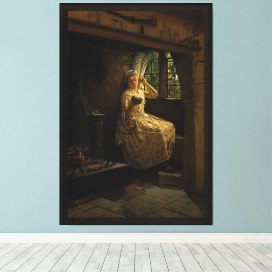 Cosey Corner by Frank Millet Leinwanddruck (Insitu (Holzboden))