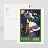 Così fan tutte, Opera Postkarte (Vorne/Hinten)