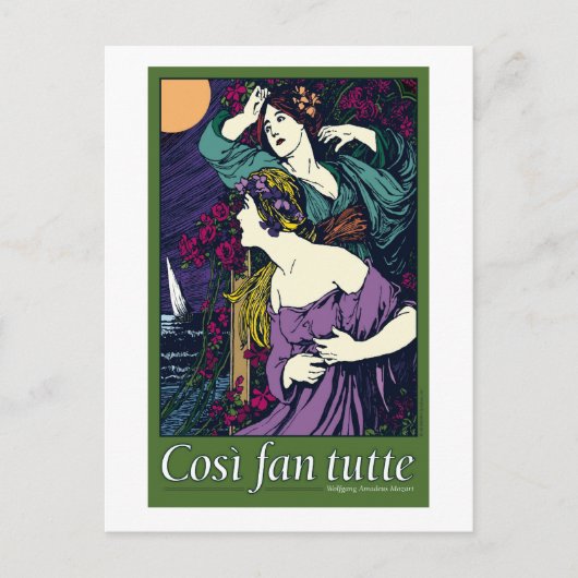 Così fan tutte, Opera Postkarte (Vorderseite)